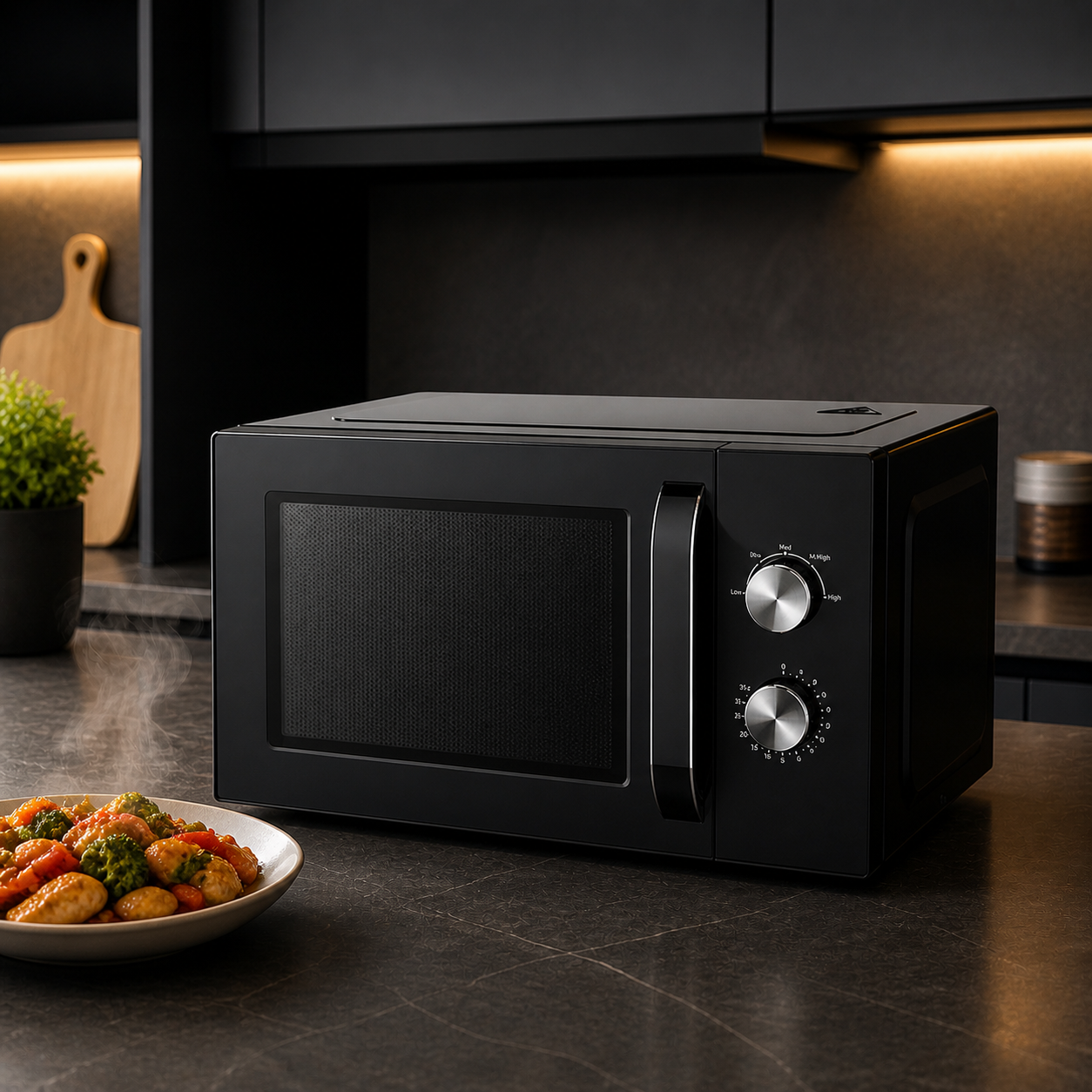 SOKANY SK-10021 1320W Mikrodalğalı Soba – 25L Həcm, Sürətli və Asan İstifadə